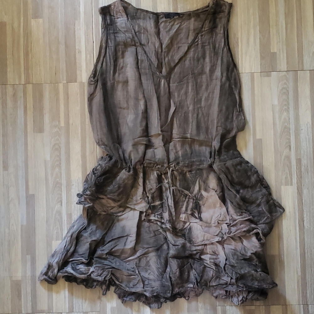 Apu Layered Tie Dye Swimsuit Cover/Dress